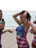 3 Girls And Stars And Stripes From Reality Kings